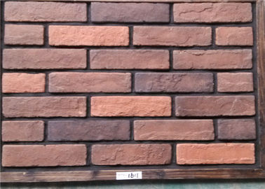 El falso ladrillo decorativo fino de la pared, falso ladrillo de cerámica artesona al aire libre
