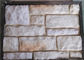 Piedra artificial de la pared de la fuerza compresiva con la chapa de piedra al aire libre de la textura de piedra natural